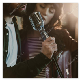 Dettaglio cantori durante un crescendo – Crediti: Foto © Autore